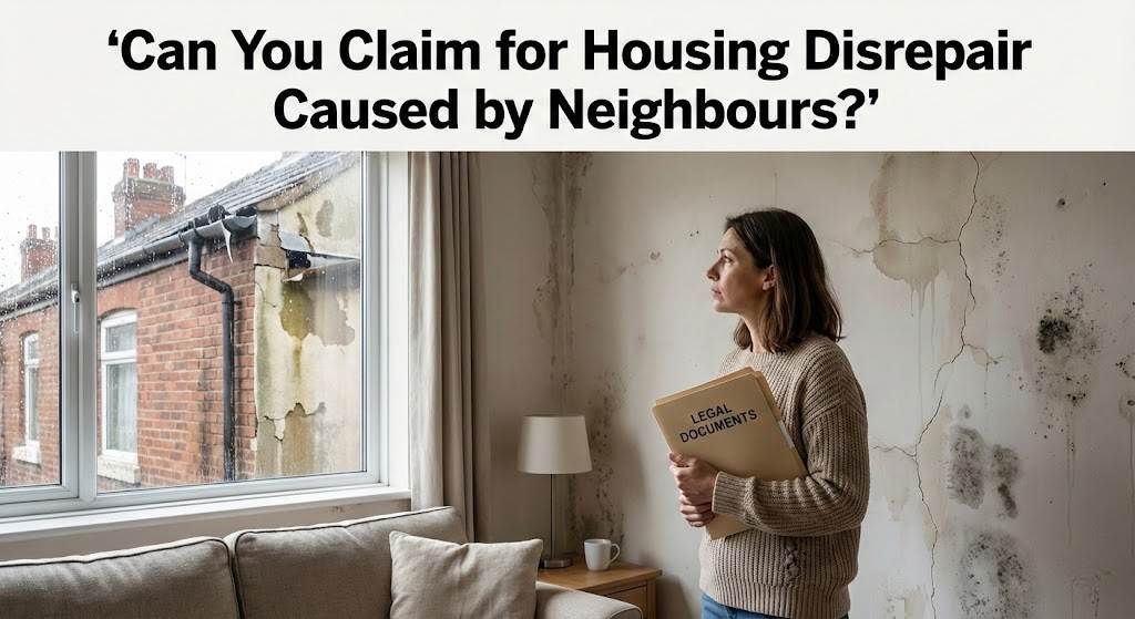 Can you claim compensation for housing disrepair caused by a neighbour